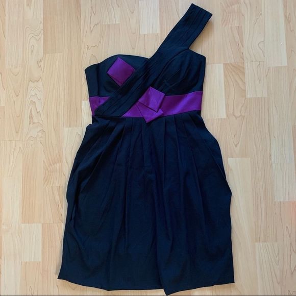 New Max and Cleo One Shoulder Dress Size 4 - Picture 1 of 9